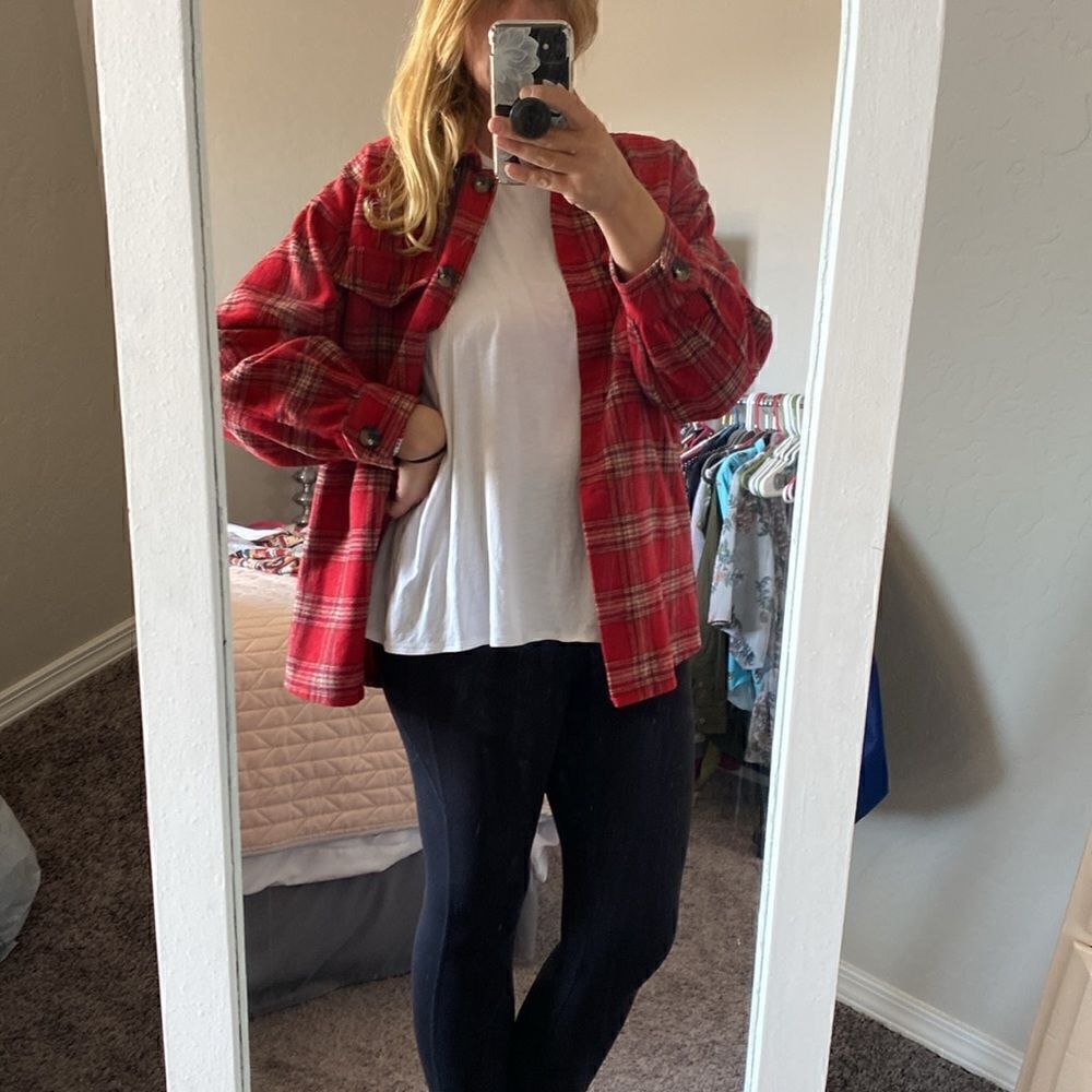 Heavy Red Flannel - Picture 3 of 6